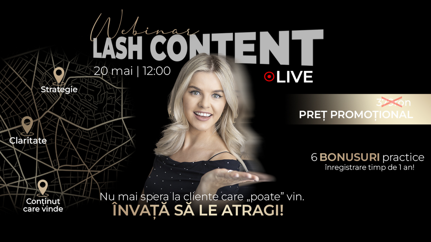 WEBINAR Lash Content
